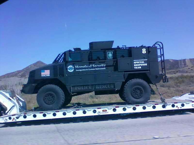 Homeland Security SRT riot truck
